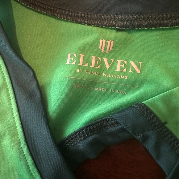 EleVen By Venus Williams "Walk the Line Tank" - Kelly Green - Size S - Picture 3 of 4